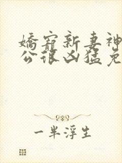 娇宠新妻神秘老公很凶猛免费阅读