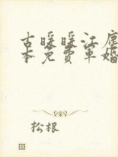 古暖暖江尘御全本免费军婚