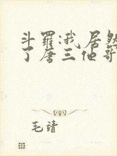 斗罗:我居然成了唐三他哥唐银