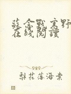 苏念战寒野小说在线阅读