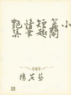 艳情短篇小说合集笔趣阁