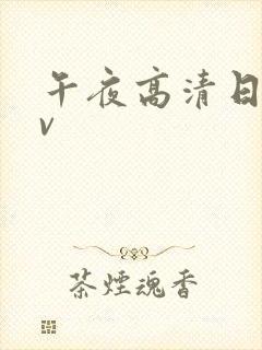 午夜高清日韩av封面