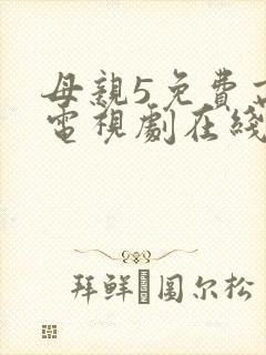 母亲5免费高清电视剧在线看免费