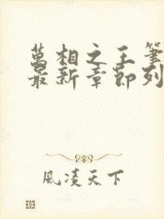 万相之王笔趣阁最新章节列表