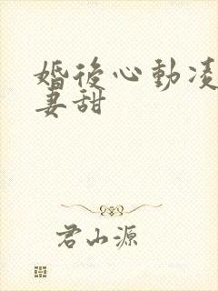 婚后心动凌总追妻甜