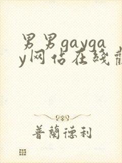 男男gaygay网站在线观看