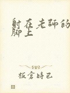 射在老师的丝袜脚上