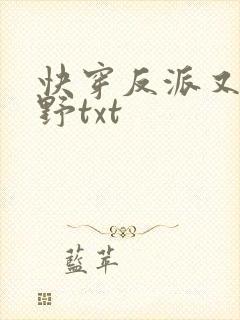 快穿反派又甜又野txt