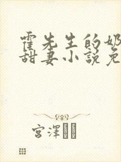 霍先生的奶萌小甜妻小说免费阅读