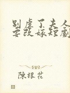 别虐了夫人带娃要改嫁短剧男主