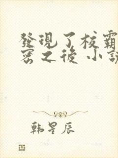 发现了校霸的秘密之后 小说