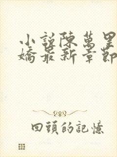 小说陈万里宋娇娇最新章节