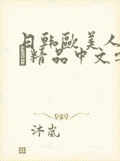 日韩欧美人妻ⅴα精品中文字幕