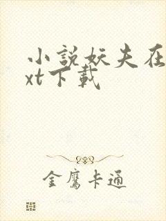 小说妖夫在上txt下载