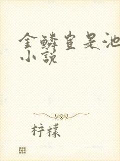 金鳞岂是池中物小说封面