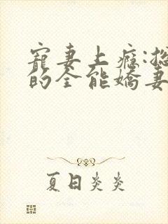 宠妻上瘾:总裁的全能娇妻