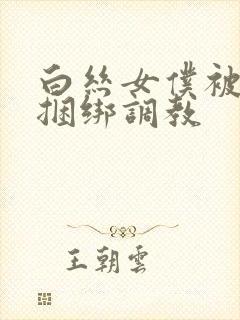 白丝女仆被主人捆绑调教