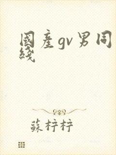 国产gv男同在线