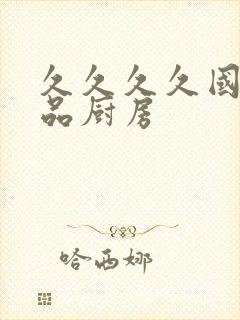 久久久久国产精品厨房封面