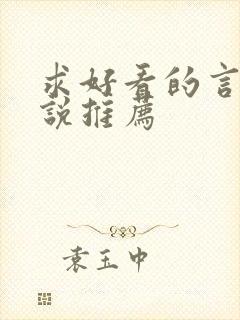 求好看的言情小说推荐