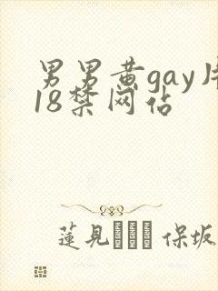 男男黄gay片18禁网站