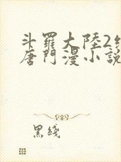 斗罗大陆2绝世唐门漫小说