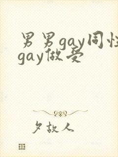男男gay同性gay做受