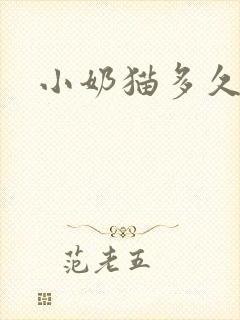 小奶猫多久喝奶