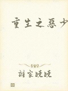 重生之恶少