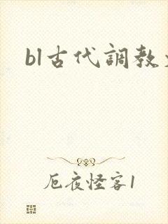 bl古代调教文封面