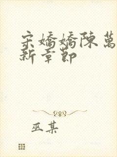 宋娇娇陈万里最新章节