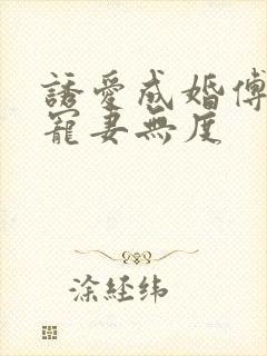 诱爱成婚傅先生宠妻无度封面