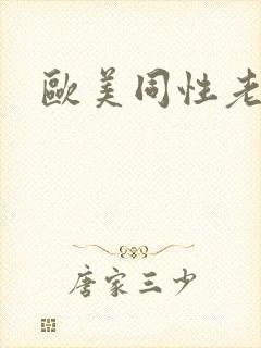 欧美同性老男人