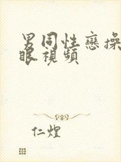 男同性恋操屁股眼视频