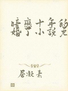 暗恋十年的他离婚了小说免费阅读