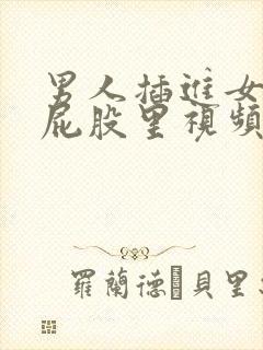 男人插进女人的屁股里视频