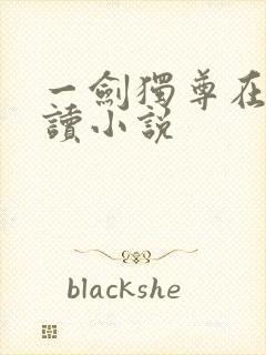 一剑独尊在线阅读小说