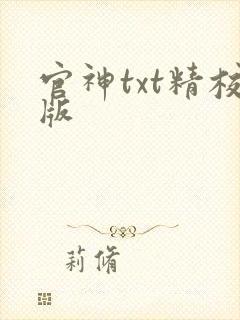 官神txt精校版