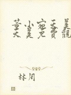 董小宛天美短剧天美免费观看