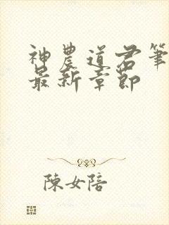 神农道君笔趣阁最新章节