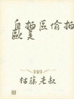 自拍区偷拍亚洲欧美封面