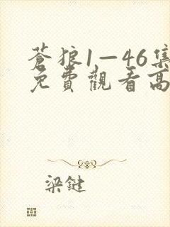 苍狼1—46集免费观看高清