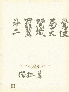 斗罗开局觉醒十二翼炽天使封面