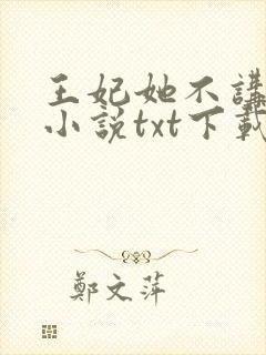 王妃她不讲武德小说txt下载