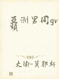 亚洲男同gv视频封面