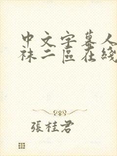 中文字幕人妻丝袜二区在线