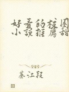 好看的校园言情小说推荐甜宠文