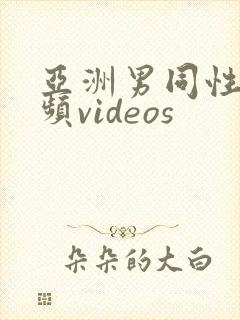 亚洲男同性恋视频videos