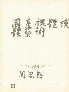 国产裸体模特人体艺术封面