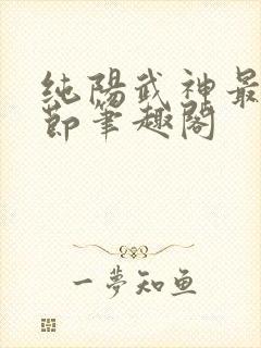 纯阳武神最新章节笔趣阁